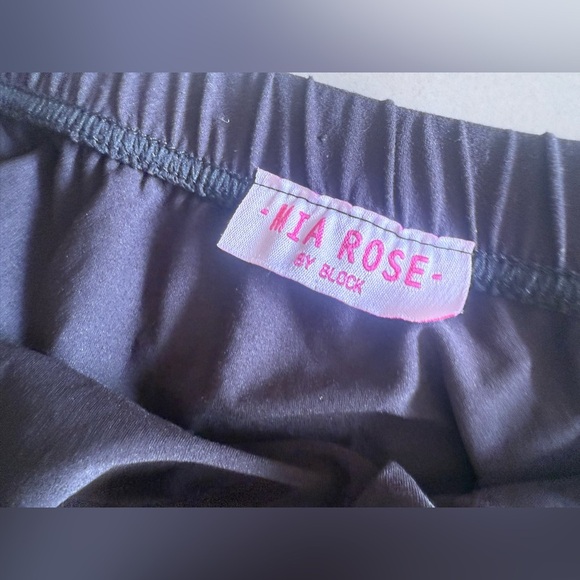 Mia Rose Brand Women’s Jumpsuit wide leg Strapless with pockets elastic waist - Picture 8 of 16